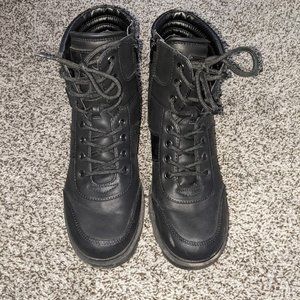 G by Guess Black Heeled Boots